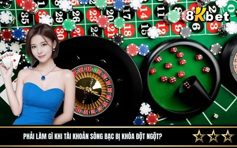 Phải làm gì khi tài khoản sòng bạc bị khóa đột ngột