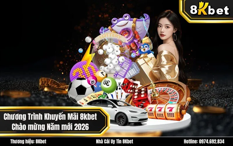 Chương Trình Khuyến Mãi 8kbet Chào mừng Năm mới 2026